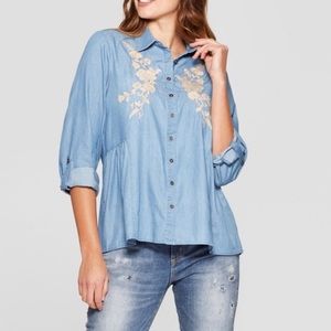 🖤Knox Rose Denim Top🖤